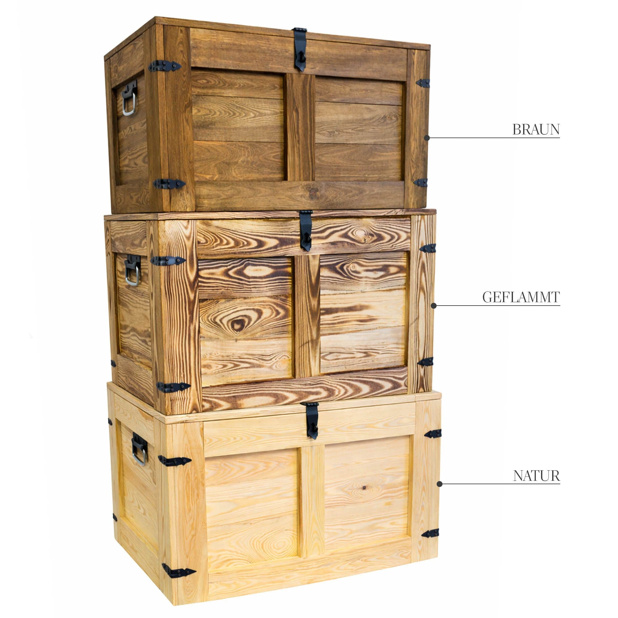 Kistenkolli Altes Land Allzweckkiste Grosse Holztruhe Palisander