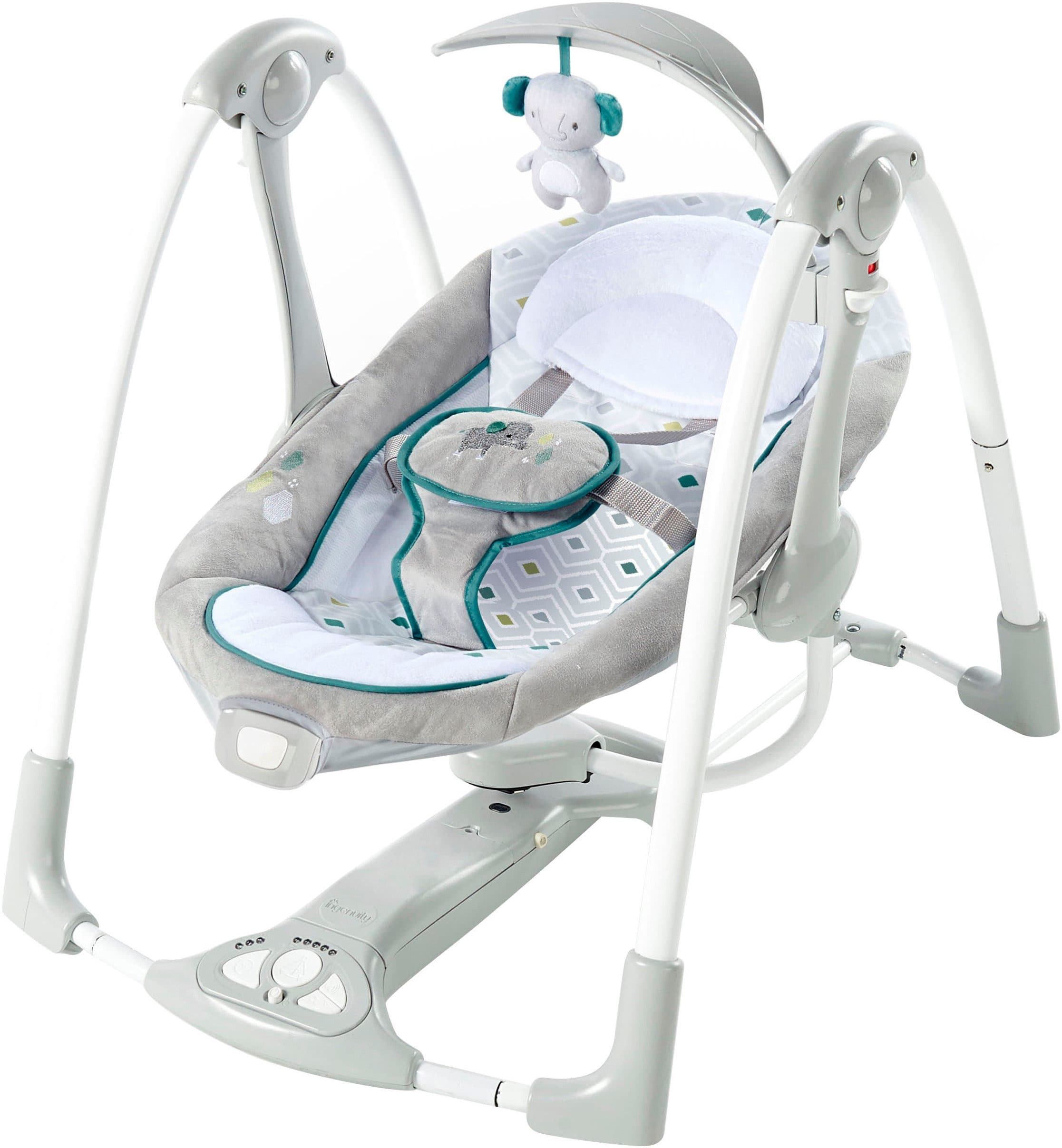 Ingenuity Babyschaukel ConvertMe Swing-2-Seat Portable Swing - Nash, mit automatischer Schaukelfunktion und Sound-Effekt - Bild 2