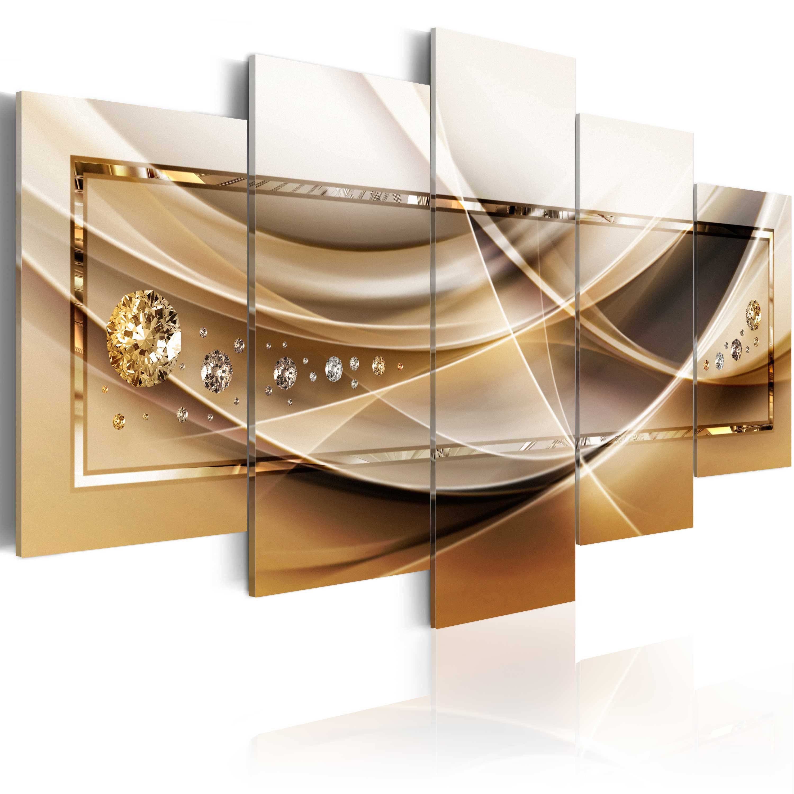 Artgeist Wandbild Golden Frame Leinwandbild Gold - Bild 2