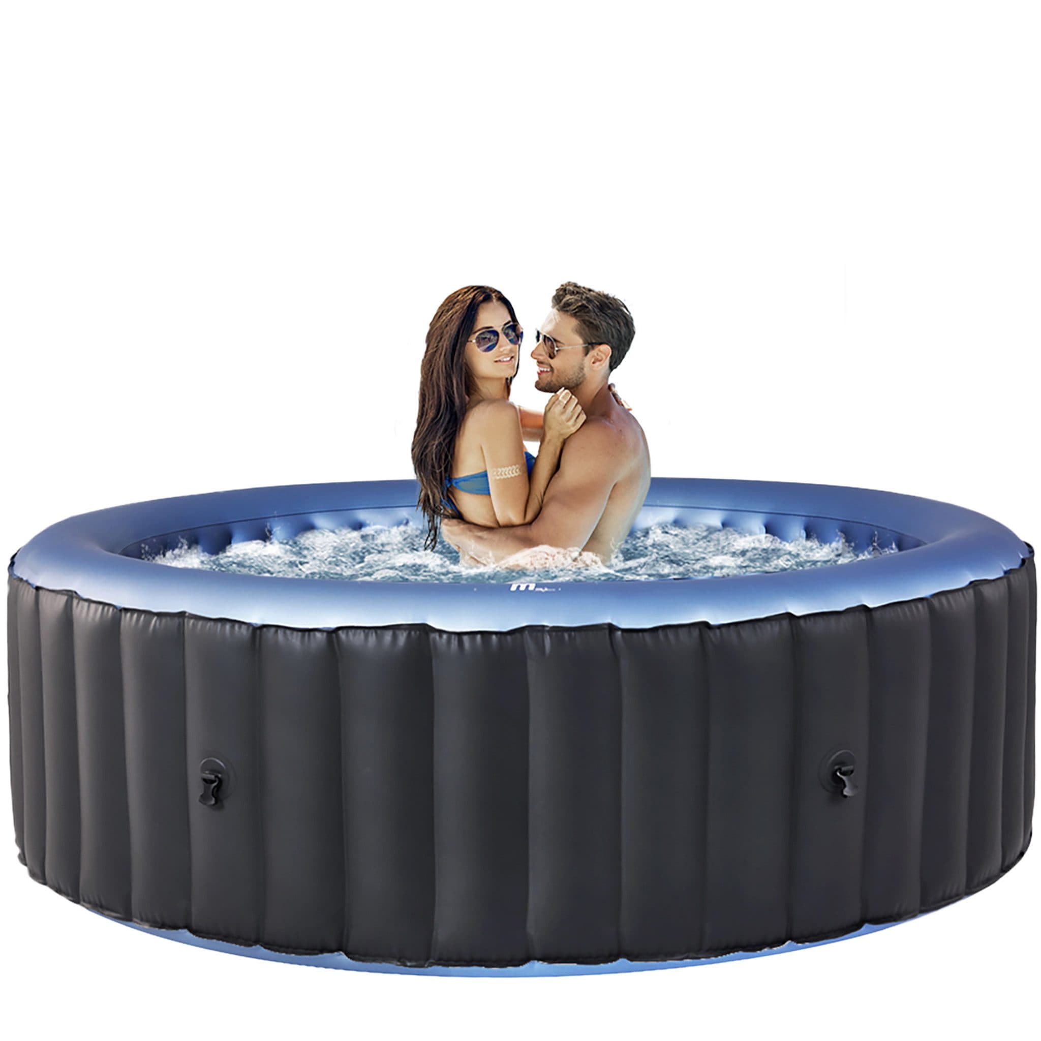 mSpa Bergen Whirlpool Outdoor aufblasbar 4 Personen PVC - Bild 2