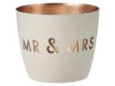 Giftcompany Windlicht Madras M Mr & Mrs Weiß/Gold Bild 2