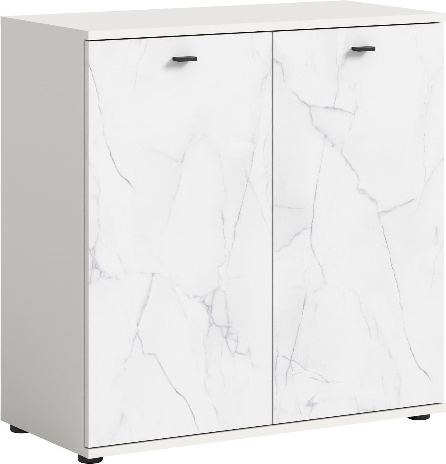 Kommode Stone Weiß Marmoroptik Mömax DE - Bild 2