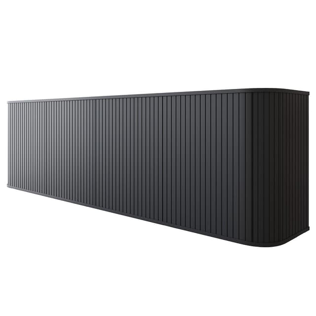 MOEBLINE Kommode Sideboard 4D ZILLO Schwarz