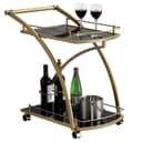 IDIMEX Servierwagen EVO Schwarz/Gold Metall Glas Bild 2