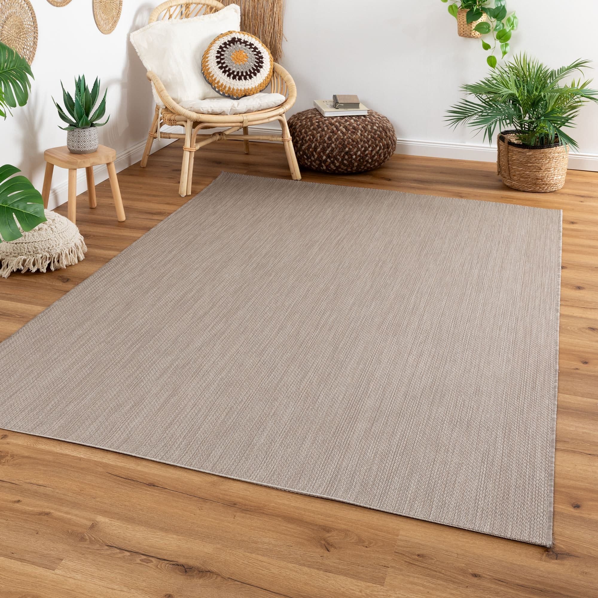Steffensmeier Teppich Melbu Taupe In- und Outdoor wasserfest - Bild 2