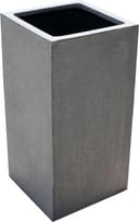 VIVANNO Pflanzkübel Fiberglas BLOCK Säule Betongrau Bild 2