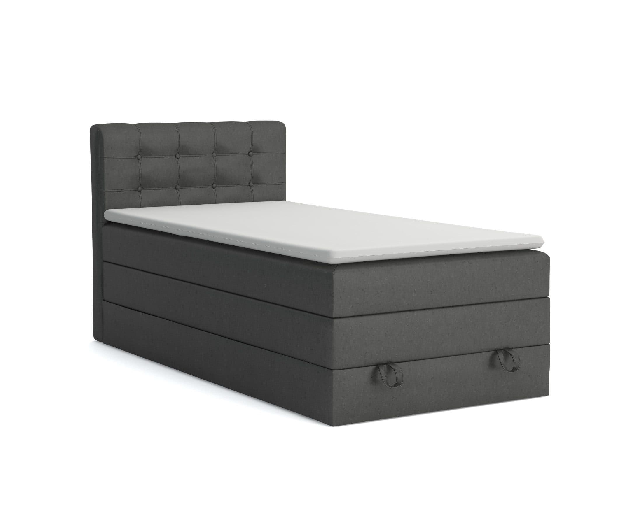 Deine Möbel 24 Boxspringbett JUNG 1 mit Bettkasten & Topper - Bild 2