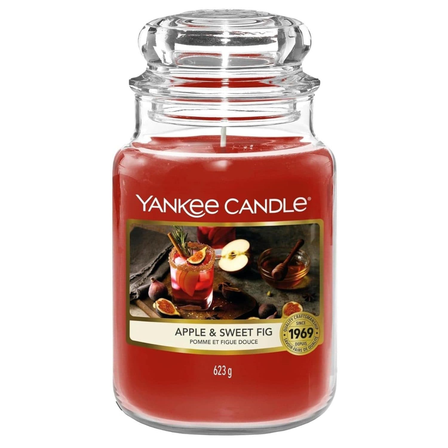 Yankee Candle Duftkerze Apple & Sweet Fig 623g im Glas