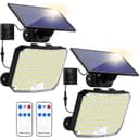 Sunicol LED Solarleuchte Außen 118 LEDs Bewegungsmelder IP65 Bild 2