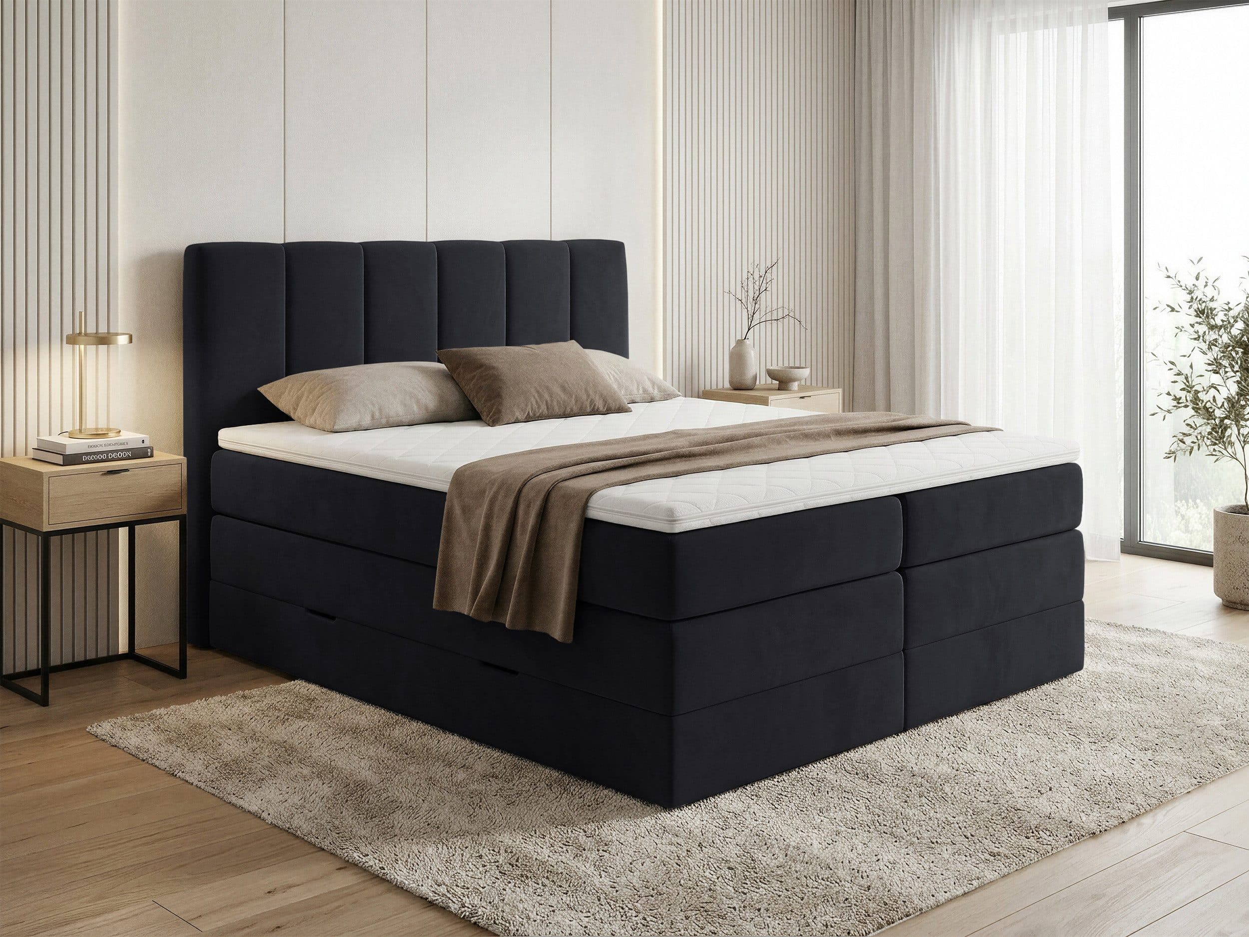 Sofnet Boxspringbett Star XL mit Bettkästen und Topper - Bild 2