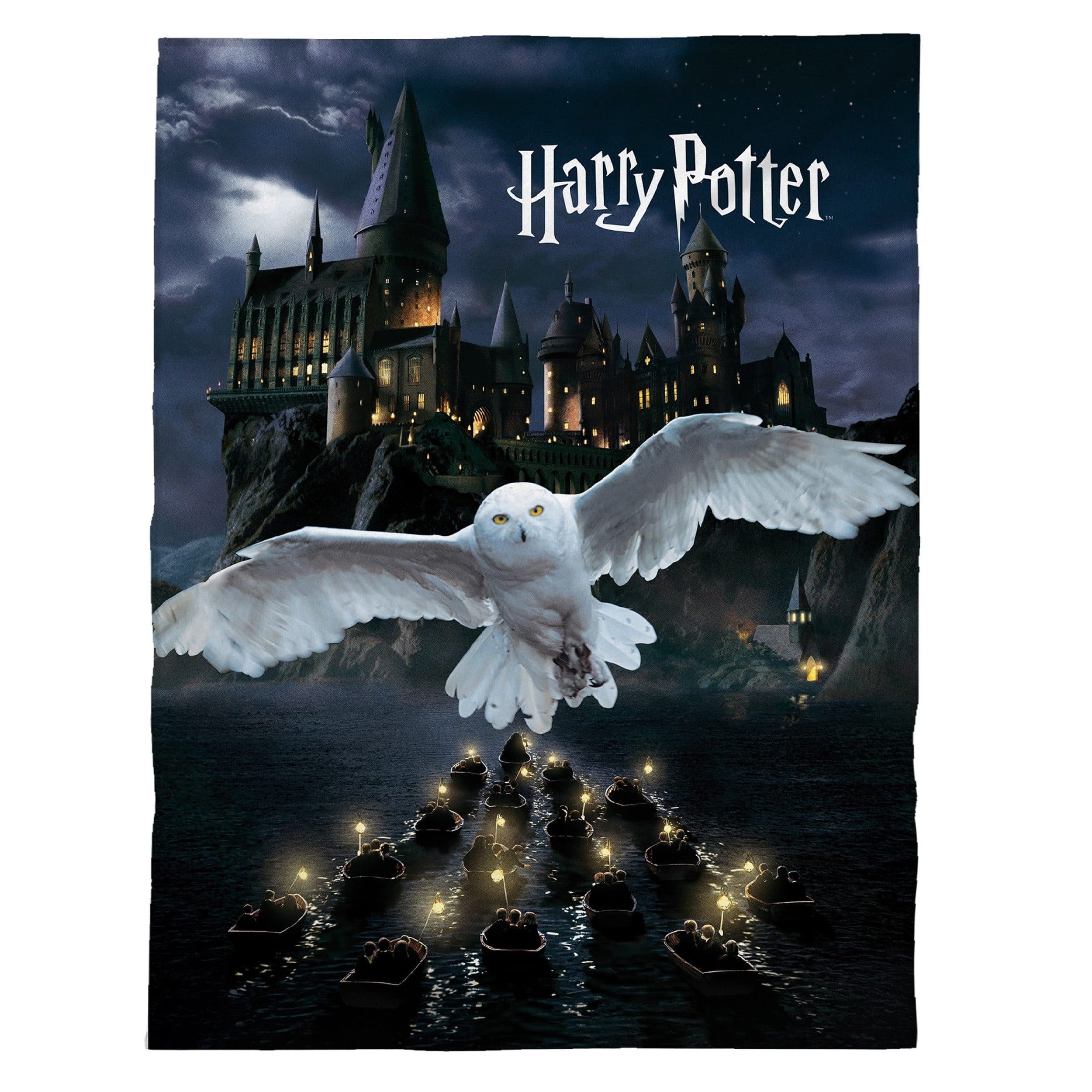 Harry Potter Kuscheldecke Hedwig 150x200 cm Familando - Bild 2