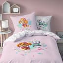 MTOnlinehandel Kinderbettwäsche Paw Patrol Rosa Flanell 2-teilig Bild 2