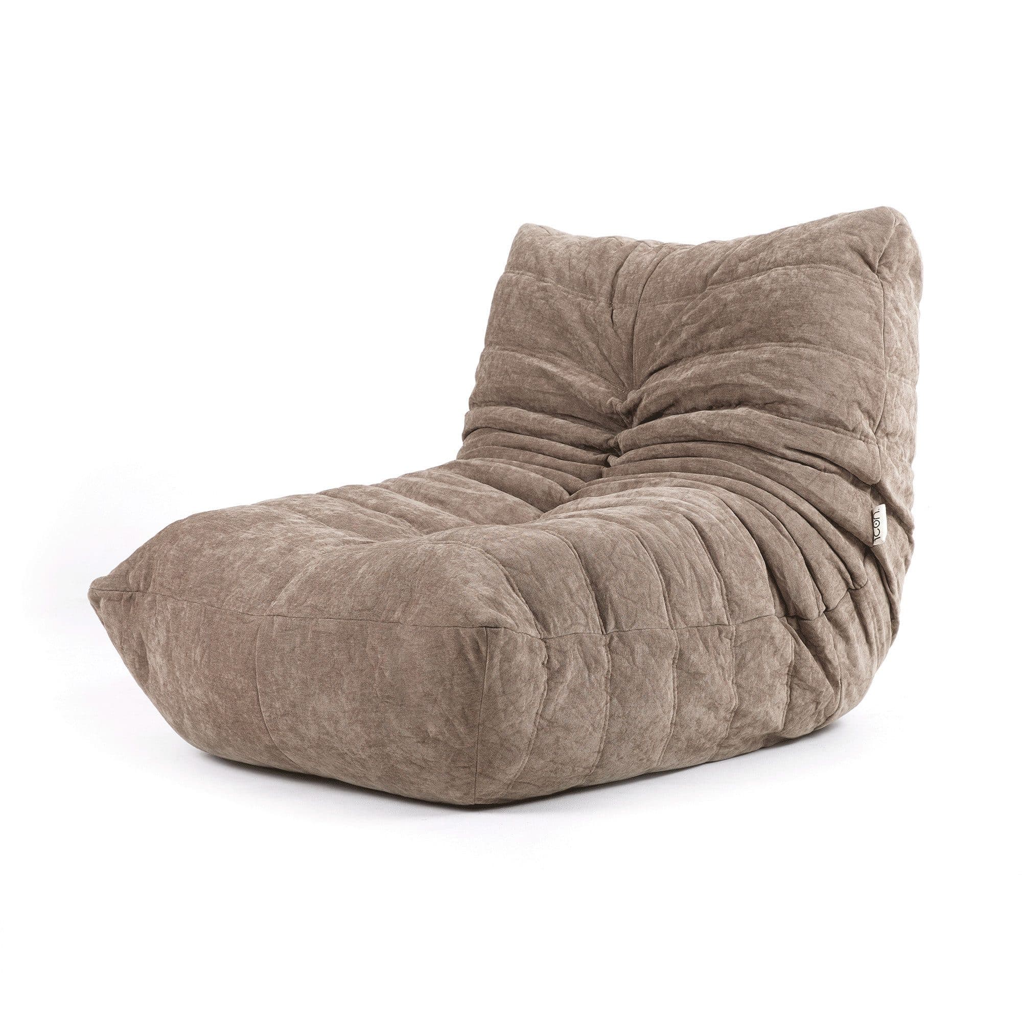 Icon Enzo-Akzent-Sessel XXL aus Chenille Beige - Bild 2