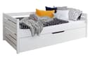 Ticaa Sofabett Naomi Weiß mit Ausziehbett 120x200 cm Bild 2