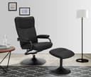 HOME AFFAIRE Istad Relaxsessel mit Hocker und Schlaffunktion Schwarz Bild 2