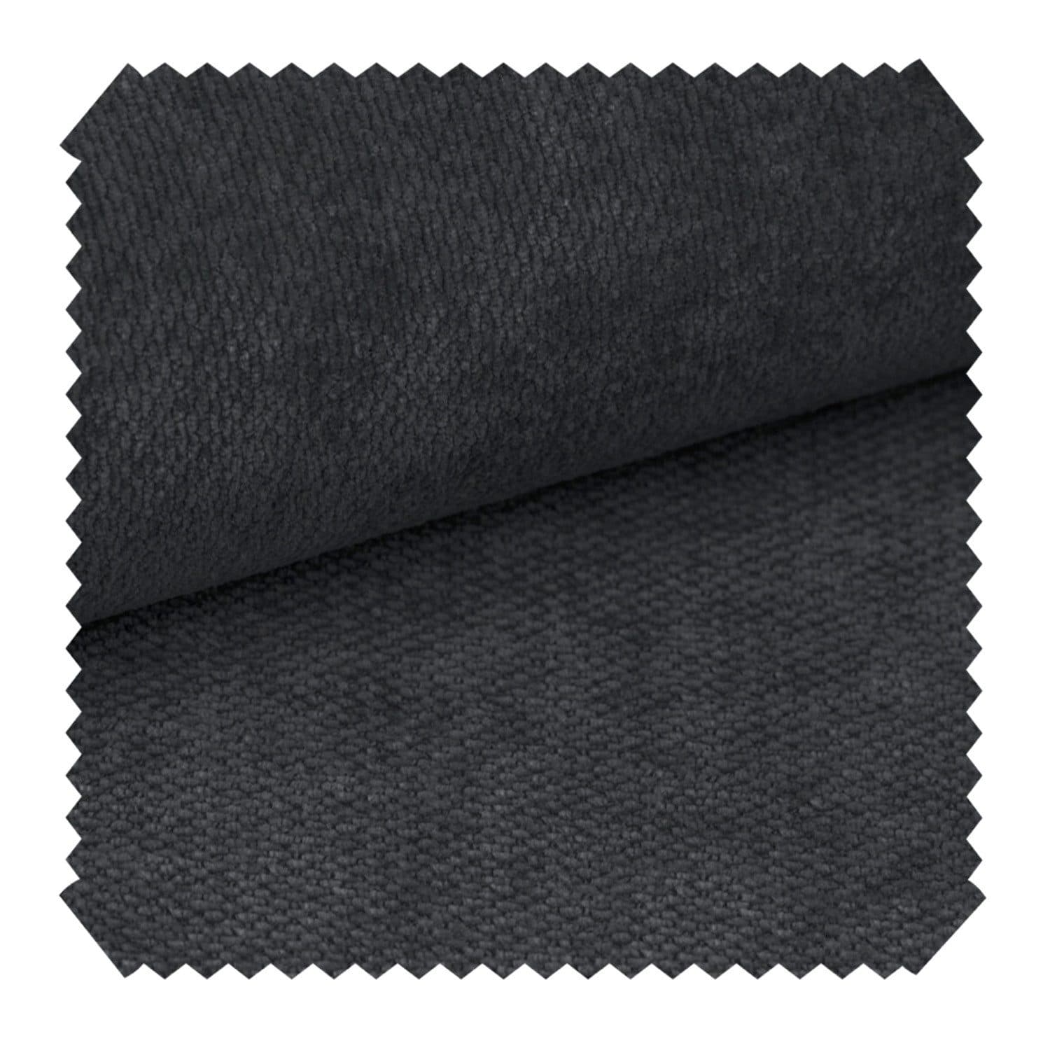 novely® Chenille Polsterstoff RINGO Schwarz 142cm Breite - Bild 2