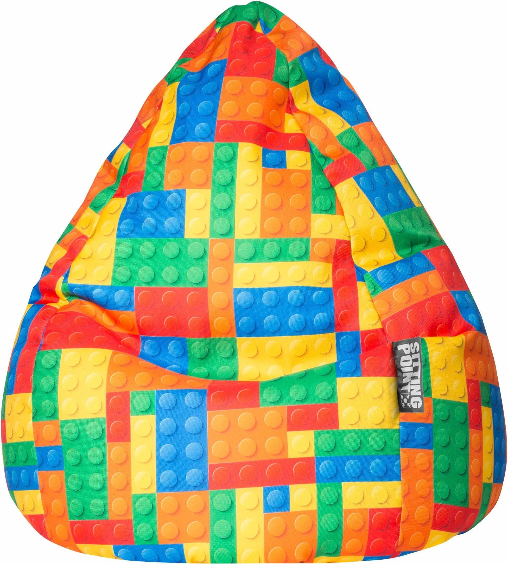 Sitting Point Sitzsack Bricks Cat XL Bunt Digitaldruck - Bild 2