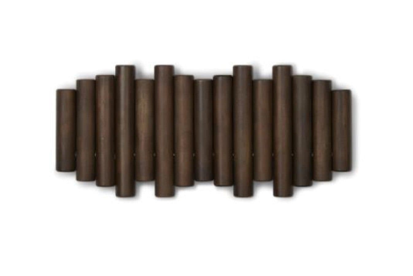 Umbra Wandgarderobe Picket Rail 5 Haken Walnuss Antik Kiefer - Bild 2