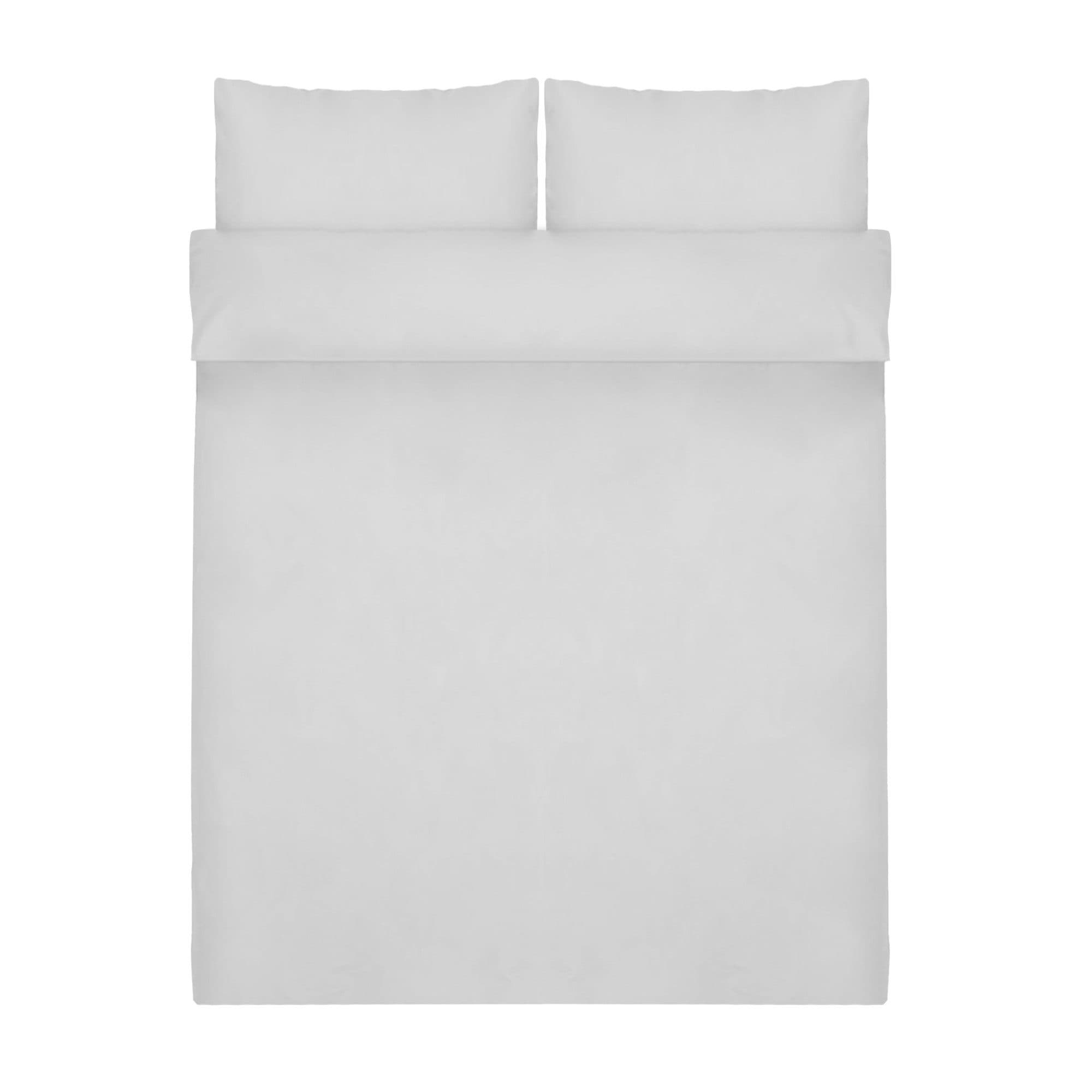 M-Diamant Bettbezug Set 200x200 cm 100% Baumwolle Hellgrau - Bild 2