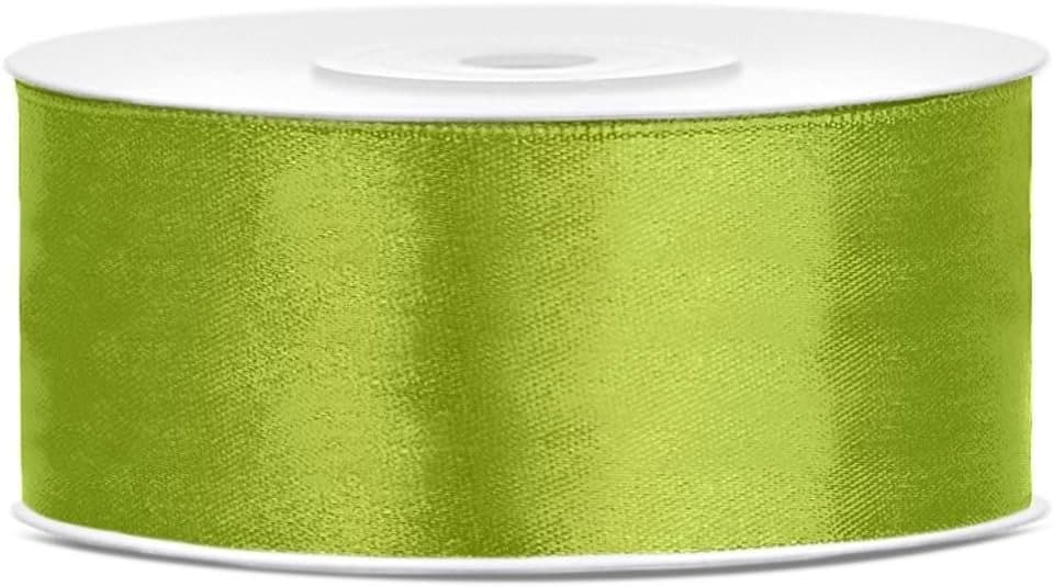 partydeco Satinband 25 m x 25 mm Rolle Geschenkband Schleifenband Dekoband