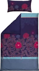 REDBEST Wendebettwäsche Mako-Satin Paisley Blau Bild 2