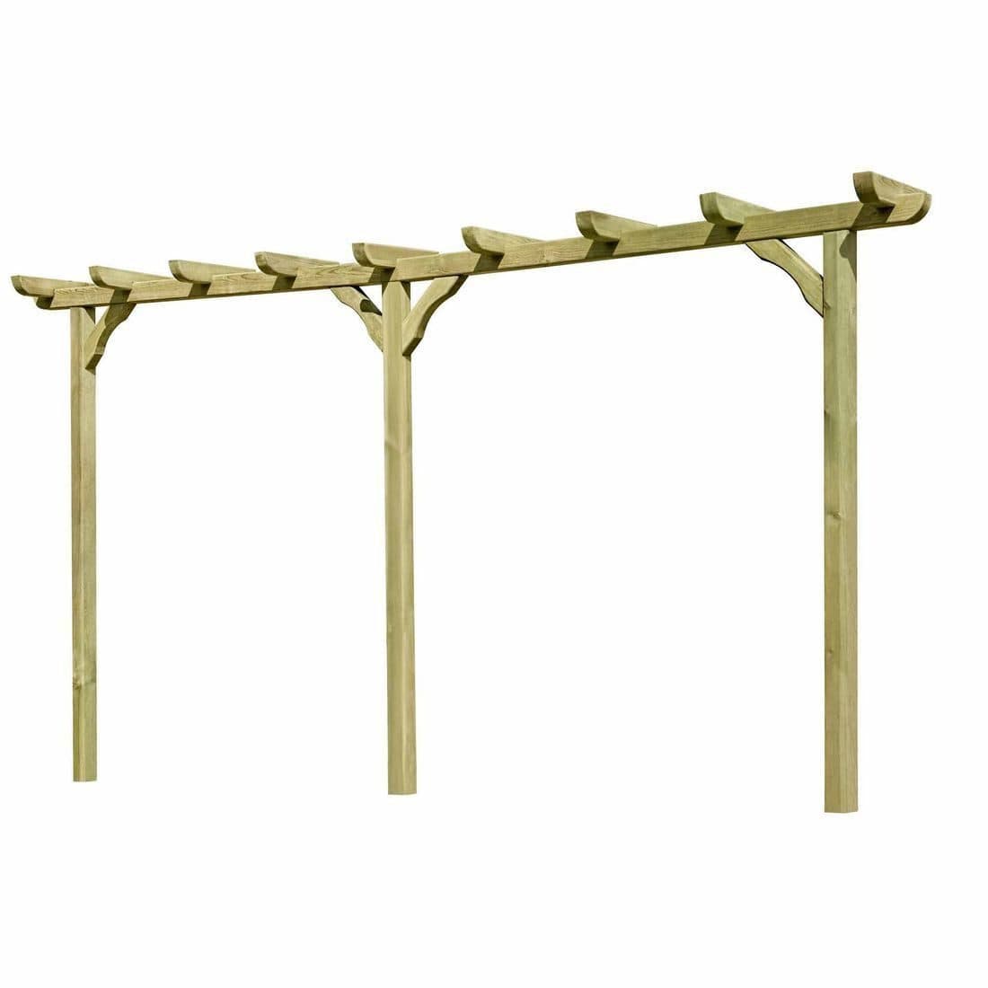 Gartenpirat Pergola aus Holz 450 cm Torbogen Rankhilfe - Bild 2
