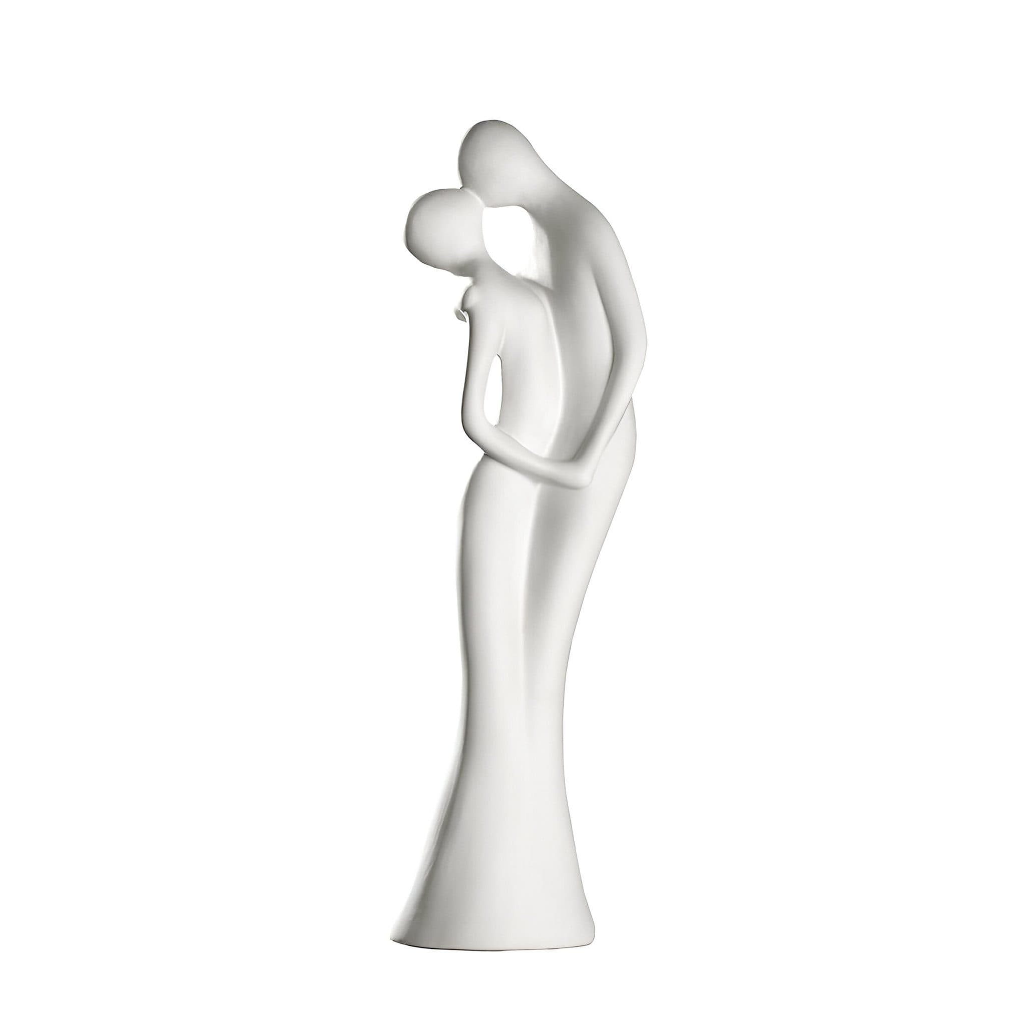 Gilde Dekofigur Indoor "In Liebe" Paar Keramik Creme - Bild 2