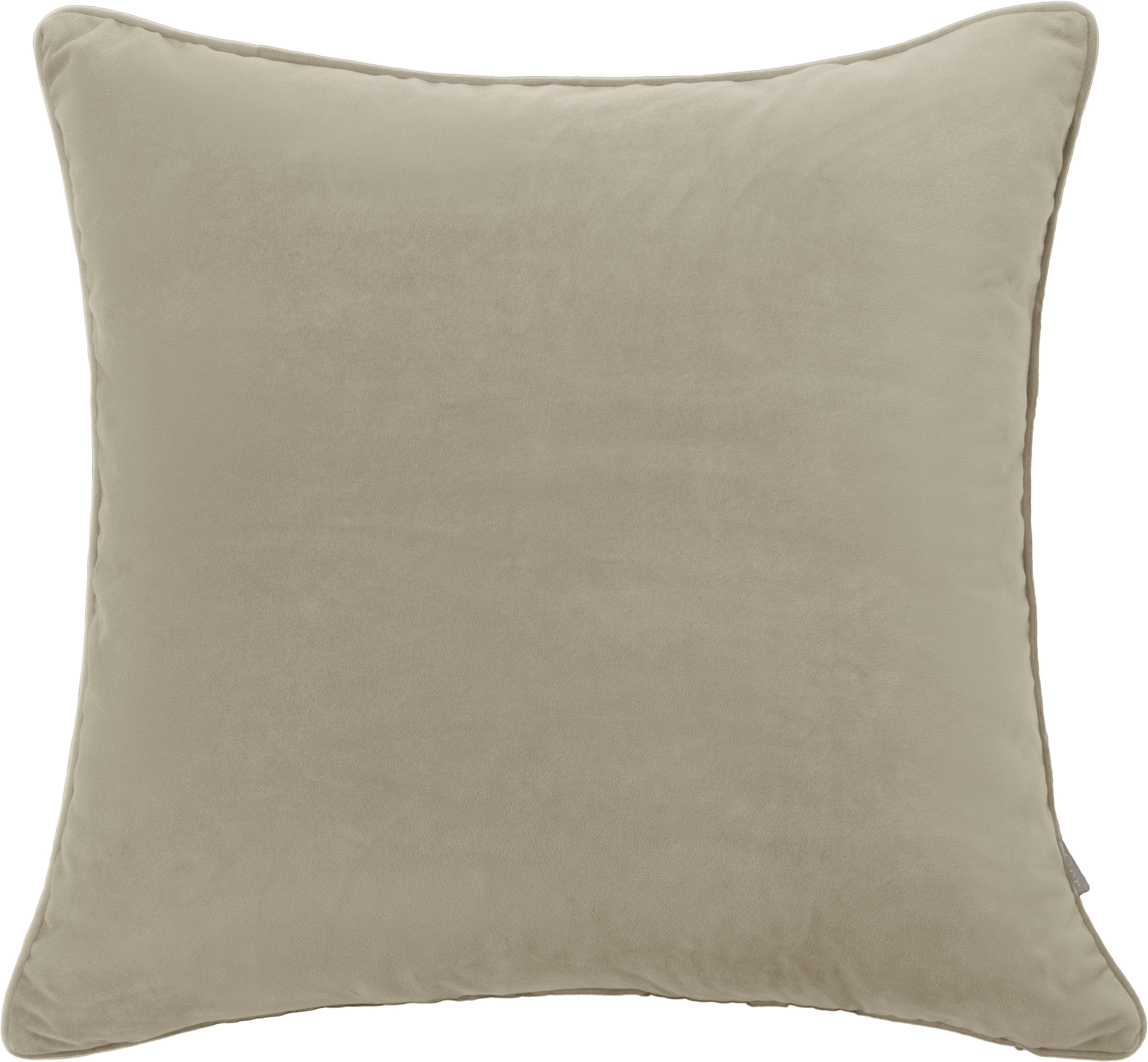 Dekokissen "Samt Ladina 2" Sand Beige 100% Polyester LeGer Home by Lena Gercke - Bild 2