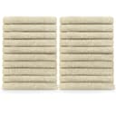 Blumtal Gästehandtücher 30x30cm 100% Baumwolle Beige Frottee Bild 2