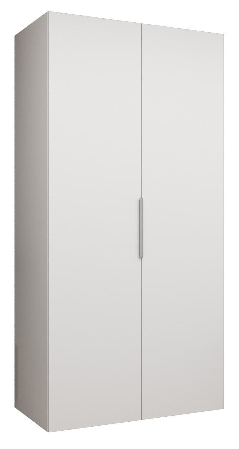 ABIKS MÖBEL Drehtürenschrank MARBELLA Weiß Matt mit Regalen - Bild 2