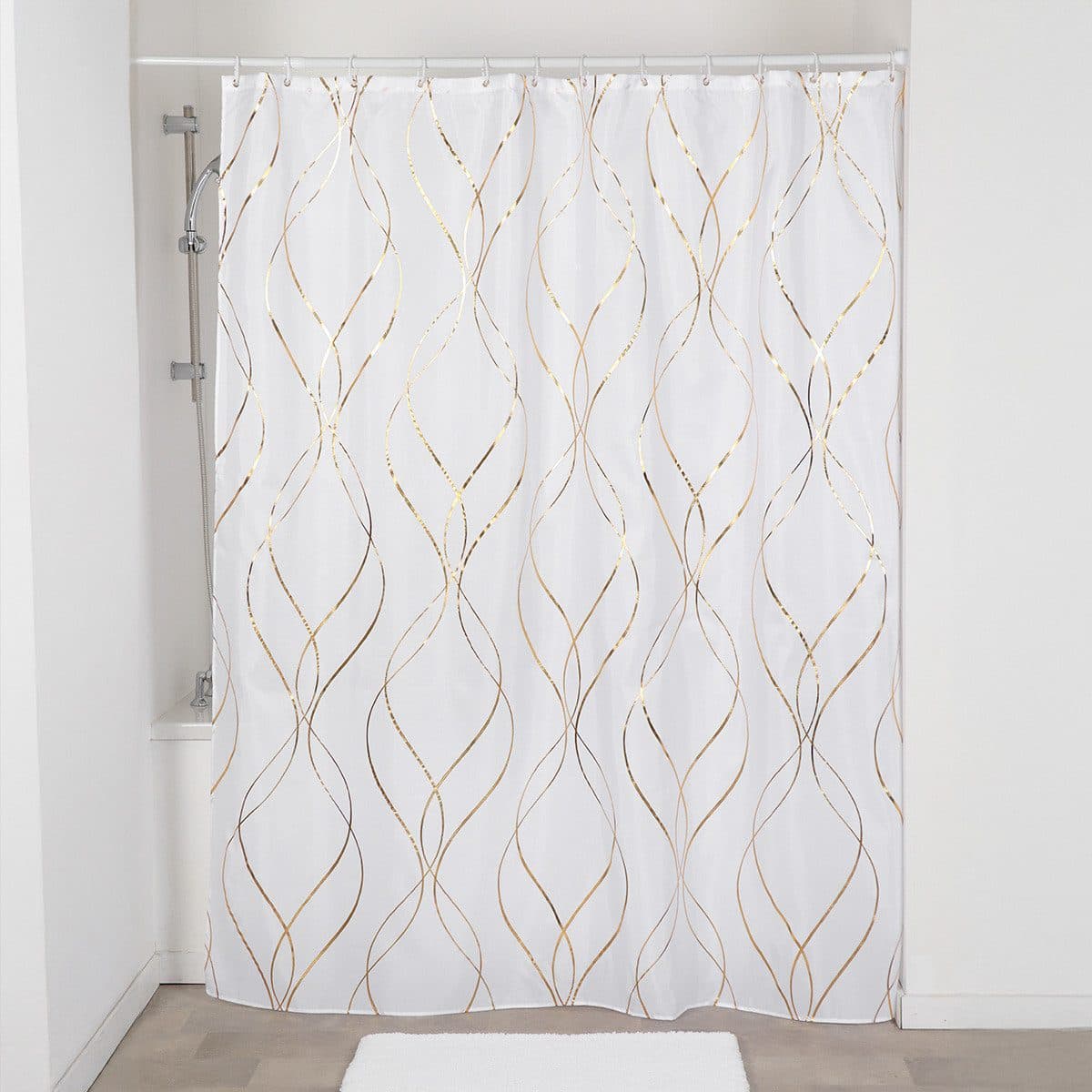 LikeKa Duschvorhang 180x200 cm Wasserabweisend Polyester