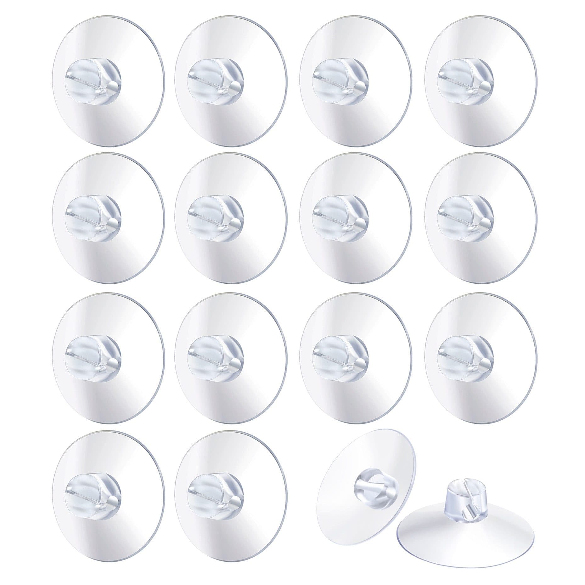 Weihnachtswunder® Klebehaken 20x Saugnäpfe Transparent für Lichterketten - Bild 2