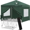 EUGAD Faltpavillon Wasserfest Winterfest mit Seitenwänden Fenstern Tasche Bild 2