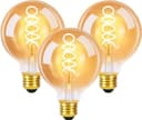 ZMH LED-Leuchtmittel Edison Glühbirne 4W E27 3 St. Retro Kugel Warmweiß Bild 2