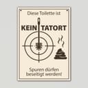 Clever-Kauf-24 Metallbild WC Schild Humorvoll Alu Dibond Bild 2
