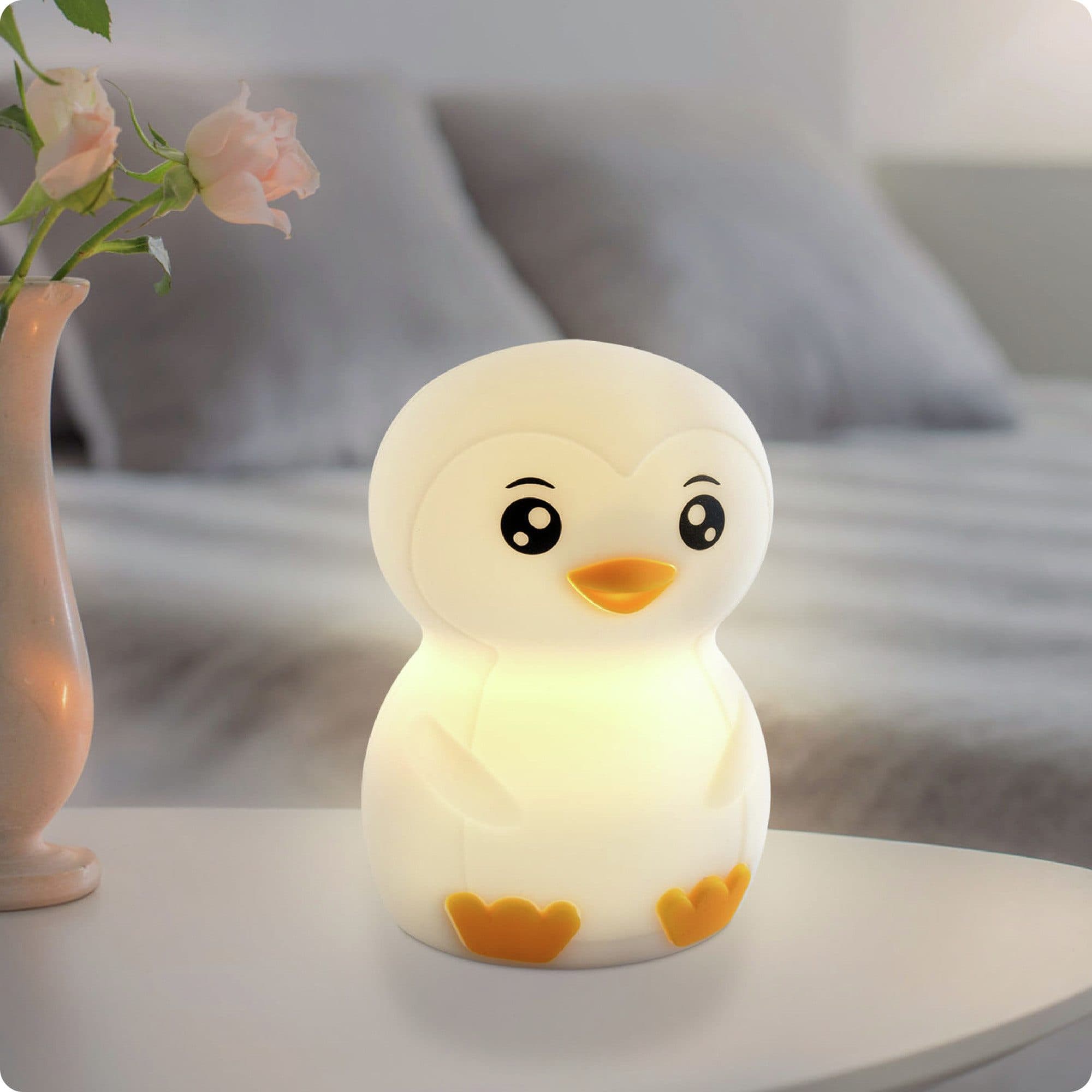 ANSMANN AG LED Nachtlicht Pinguin Silikon 7 Farben Dimmbar - Bild 2