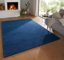 TaraCarpet Gabbeh Georgia Teppich Blau Schurwolle 18 mm Bild 2