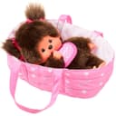 Monchhichi Plüschfigur Mädchen 20 cm mit Tragetasche Bild 2
