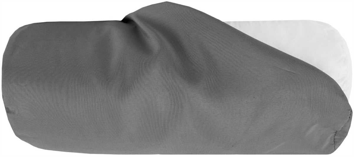Bestlivings Kissenbezug Nackenrolle samtweiche Polyester-Mikrofaser Grau - Bild 2