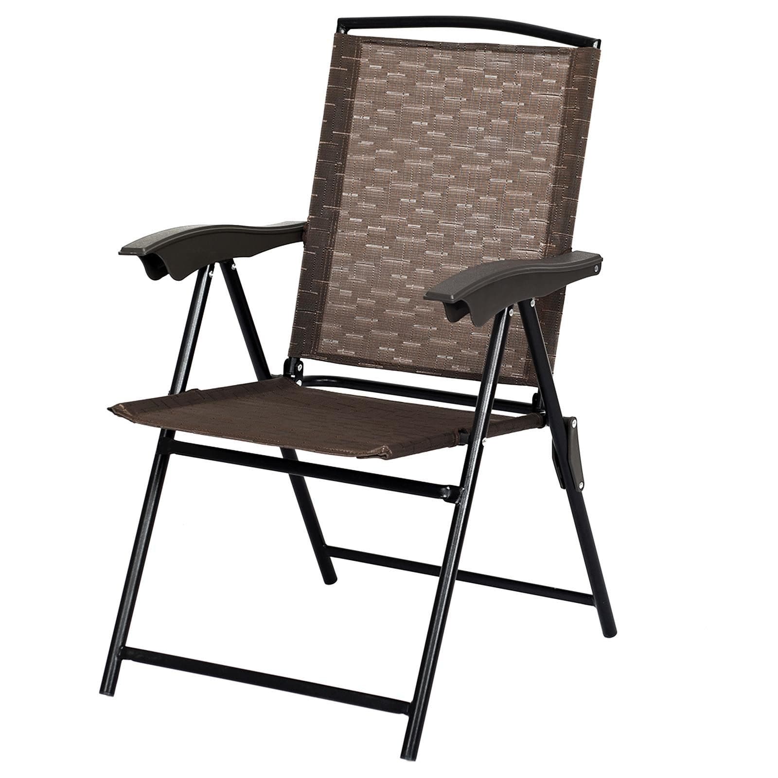 KOMFOTTEU Klappstuhl Terrassenstühle 4er Set mit verstellbarer Rückenlehne - Bild 2