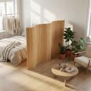 Homestyle4u Paravent Raumteiler Bambus Braun Bild 2