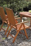 Garden Pleasure Hochlehner STOCKHOLM Braun 5-fach verstellbar Bild 2