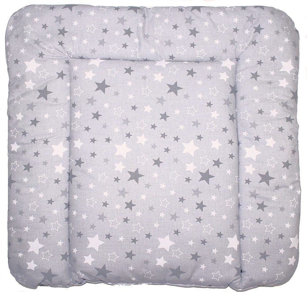 Primawela Wickelauflage Baby Wickeltischauflage - Sterne Grau