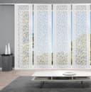 HOME WOHNIDEEN Schiebegardine JENNA 4 St. Klettband Halbtransparent Bild 2