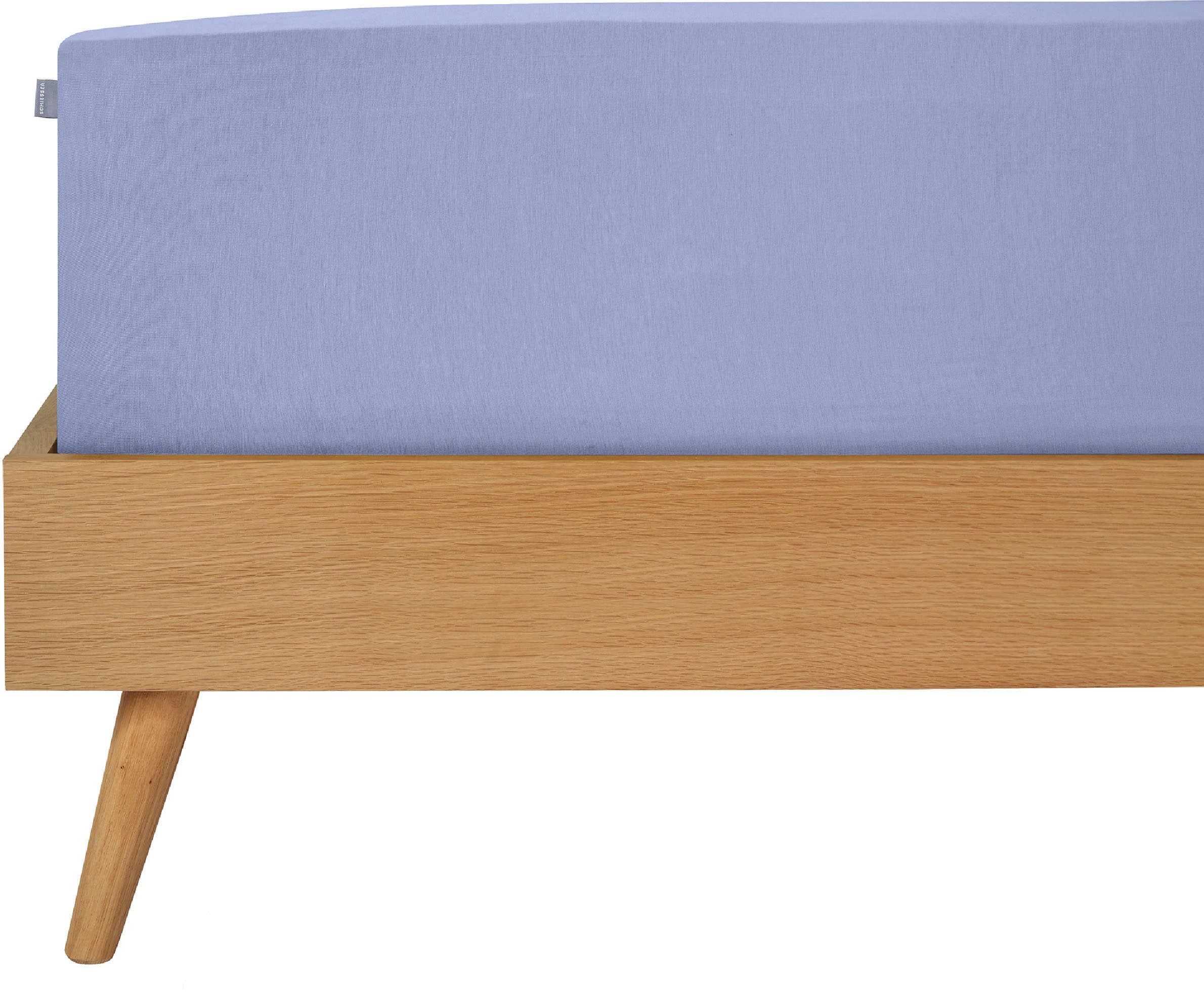 SCHIESSER Spannbettlaken Elli Lavendel Jersey-Elasthan - Bild 2