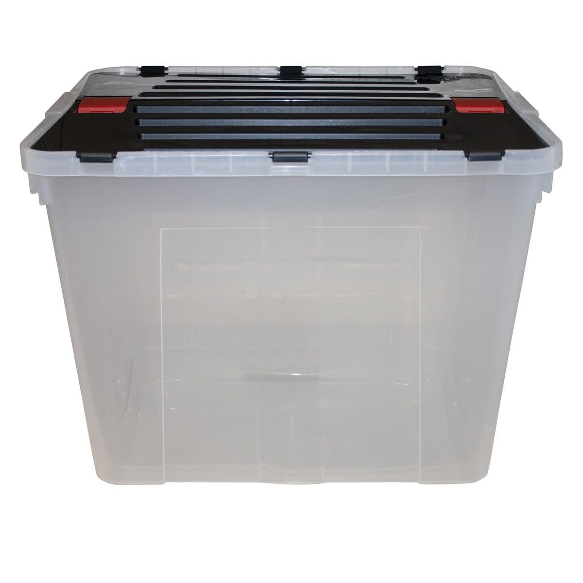 Heidrun TexBox Aufbewahrungsbox 30L Transparent mit Deckel