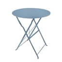 HTI-Living Gartentisch Basil Metall rund klappbar Blau Bild 2