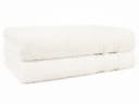 Hammetex 2er Set Duschtücher Beige 100% Baumwolle Frottier Bild 2