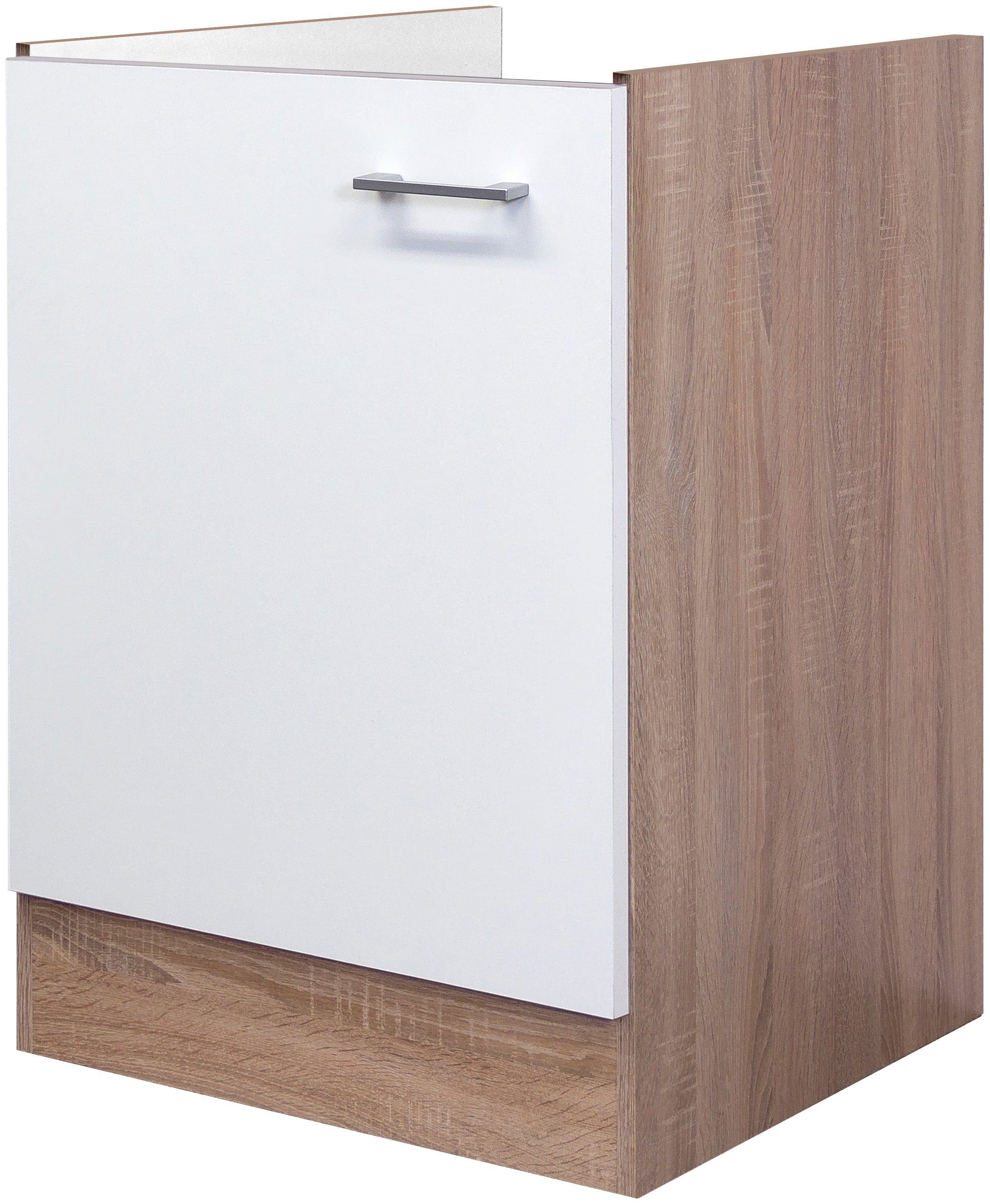 Flex-Well Spülenschrank Samoa Weiß Holzdekor Kompakt - Bild 2