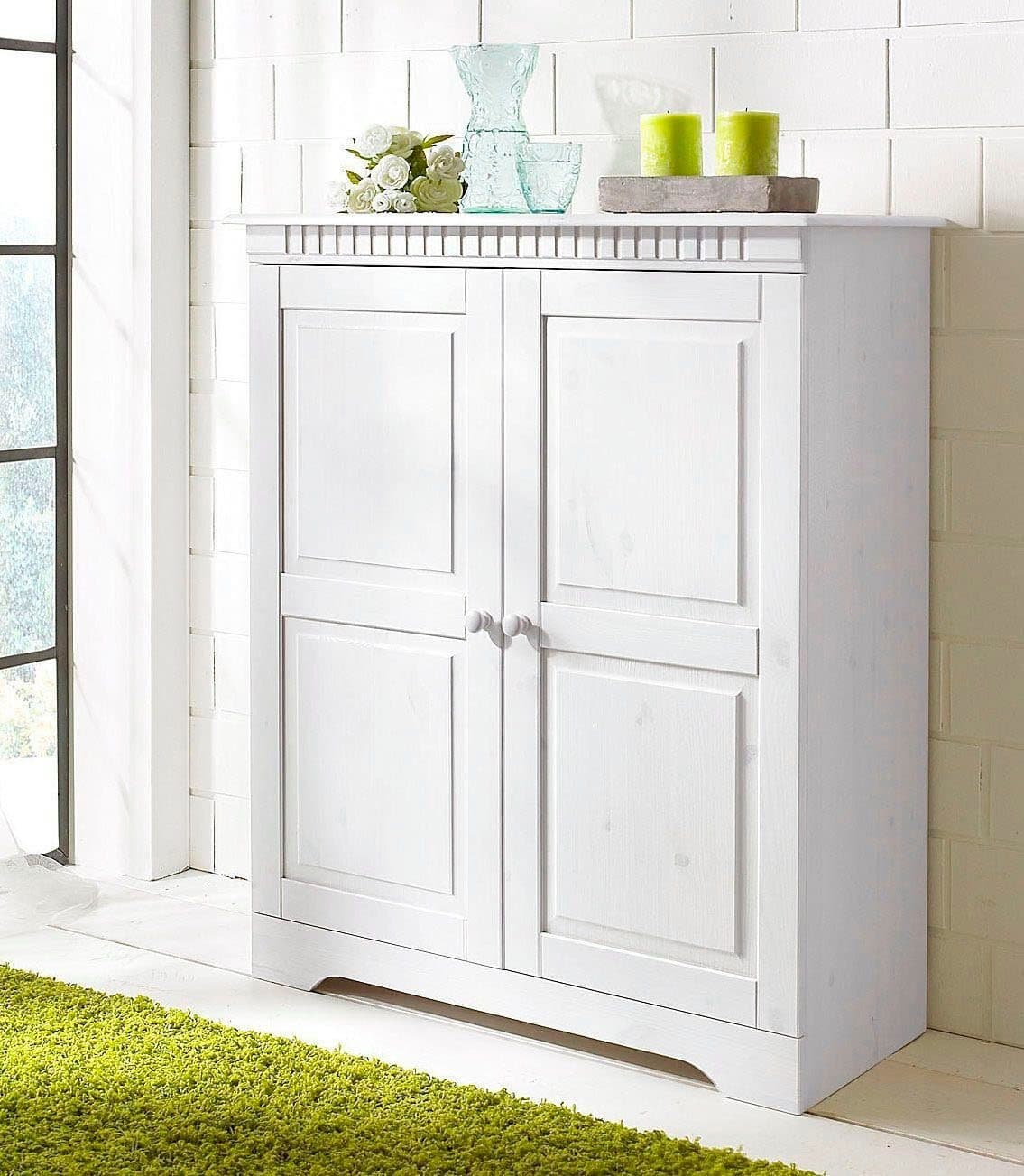 OTTO HOME Kommode Cubrix Weiß Massivholz Kiefer - Bild 2